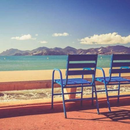 Cannes Plage 2Mn/45M2/Vue Mer/Inernet/Clim/Parking Prive Exterior photo